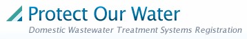 Domestic Wastewater Treatment Systems Registration