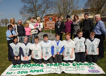 Students from St. Patrick's Boys National School