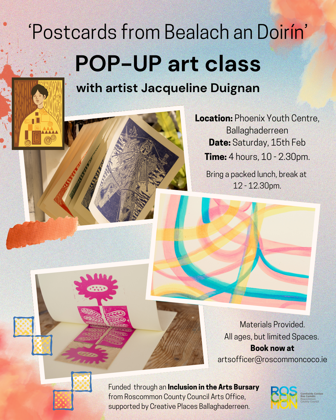 ‘Postcard-from-Bealach-an-Doirin’-POP-UP-art-class