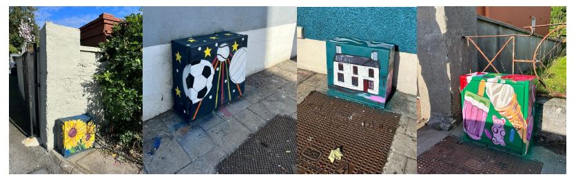 Painted electric boxes