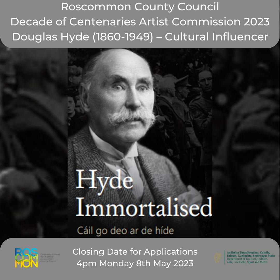 Decade-of-Centenaries-Artist-Commission-2023-Douglas-Hyde-(1860-1949)-–-Cultural-Influencer