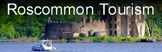 Lough Key with Boat and Castle