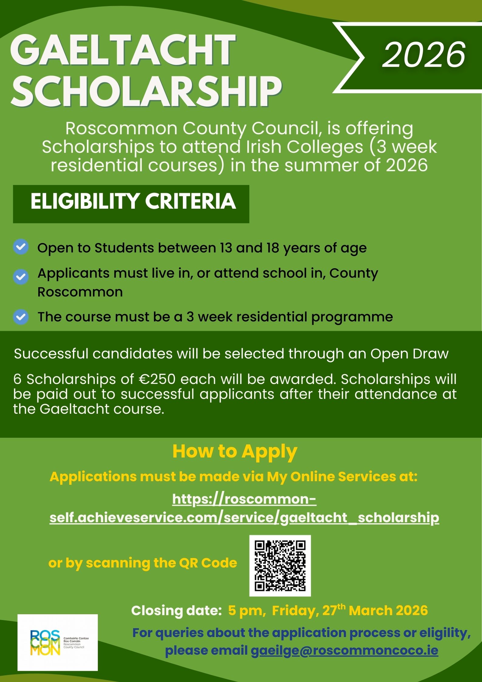 Gaeltacht Artists' Bursary Scheme
